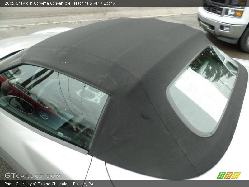 Machine Silver / Ebony 2005 Chevrolet Corvette Convertible