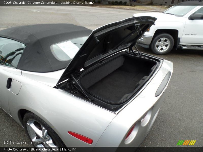 Machine Silver / Ebony 2005 Chevrolet Corvette Convertible