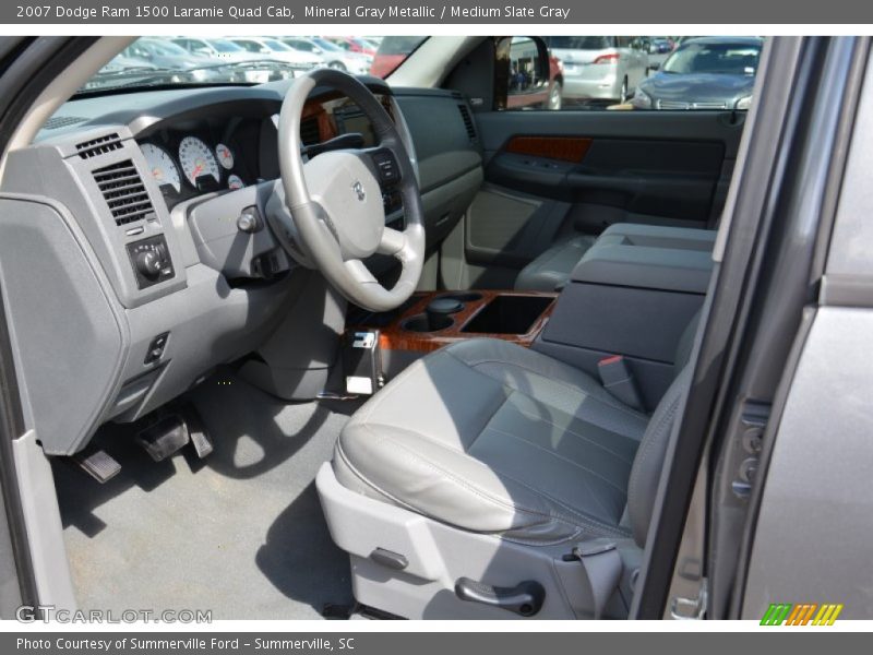 Mineral Gray Metallic / Medium Slate Gray 2007 Dodge Ram 1500 Laramie Quad Cab
