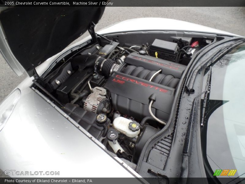 Machine Silver / Ebony 2005 Chevrolet Corvette Convertible