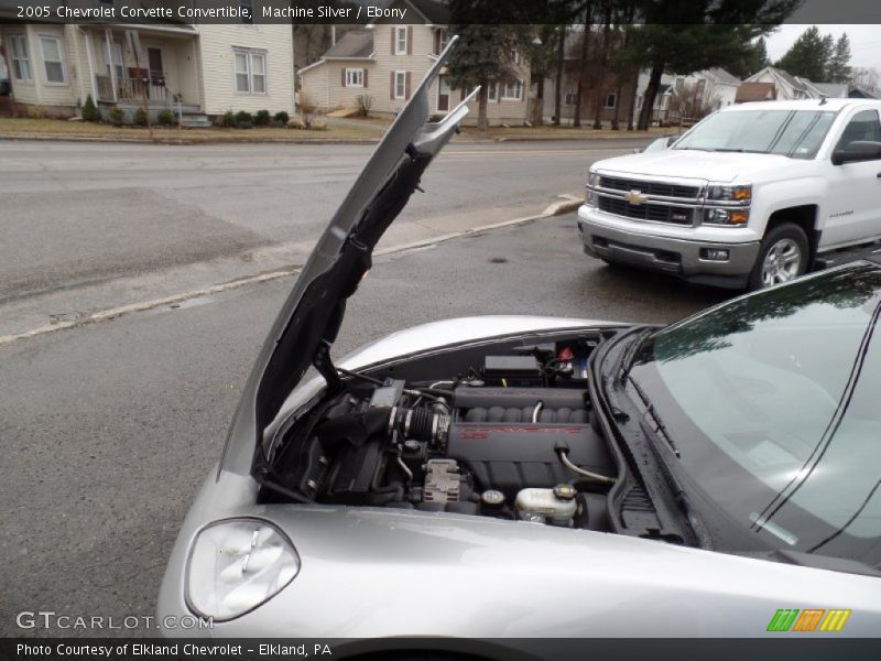 Machine Silver / Ebony 2005 Chevrolet Corvette Convertible