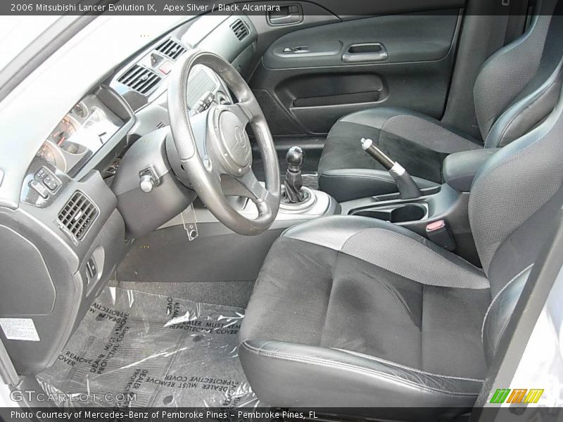 Apex Silver / Black Alcantara 2006 Mitsubishi Lancer Evolution IX