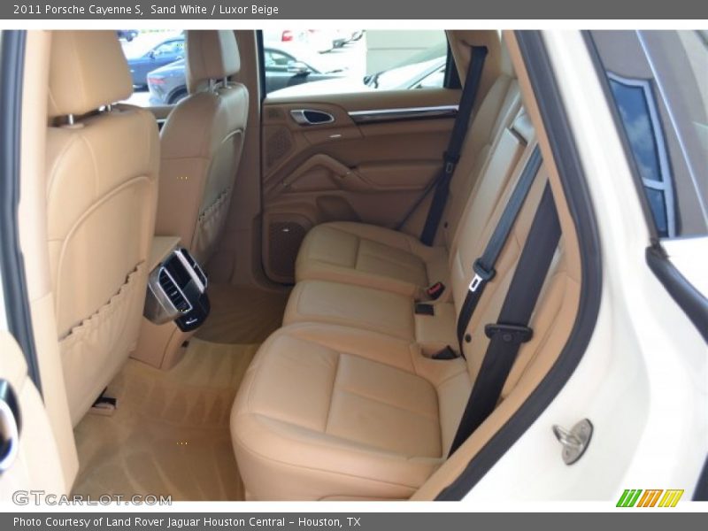 Rear Seat of 2011 Cayenne S