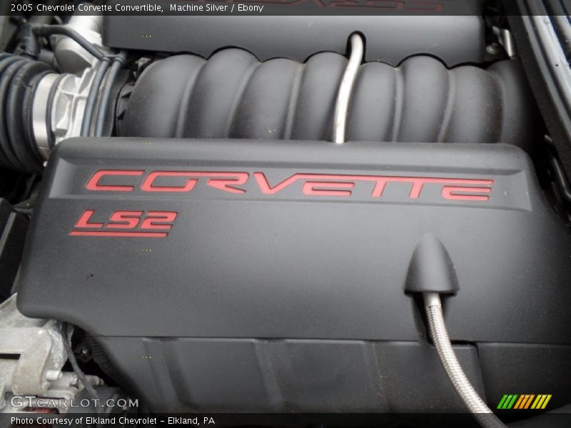 Machine Silver / Ebony 2005 Chevrolet Corvette Convertible