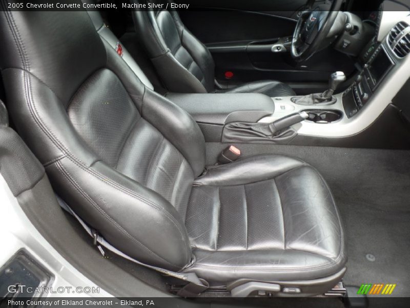 Machine Silver / Ebony 2005 Chevrolet Corvette Convertible