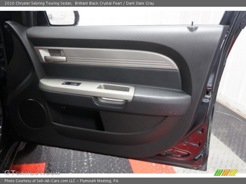 Brilliant Black Crystal Pearl / Dark Slate Gray 2010 Chrysler Sebring Touring Sedan