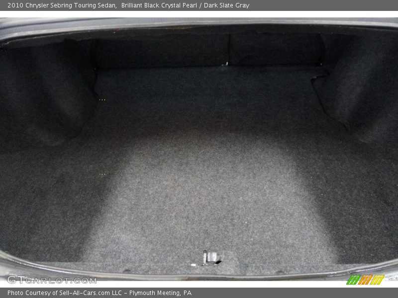 Brilliant Black Crystal Pearl / Dark Slate Gray 2010 Chrysler Sebring Touring Sedan