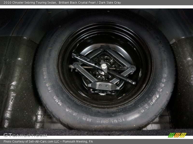 Brilliant Black Crystal Pearl / Dark Slate Gray 2010 Chrysler Sebring Touring Sedan