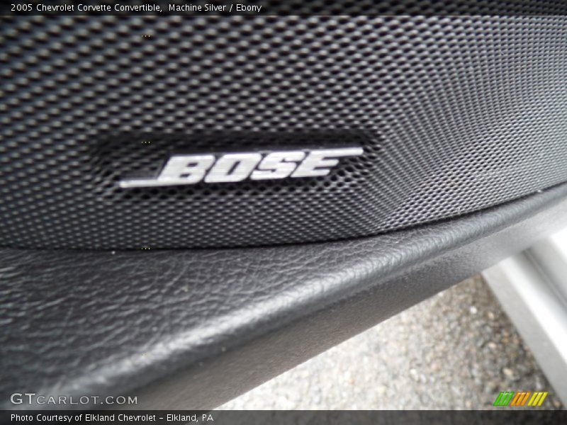 Machine Silver / Ebony 2005 Chevrolet Corvette Convertible