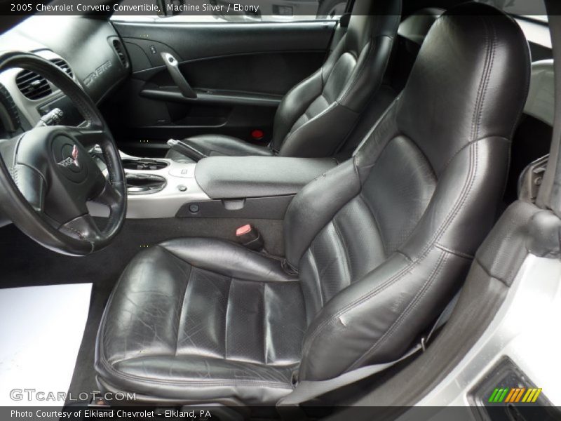 Machine Silver / Ebony 2005 Chevrolet Corvette Convertible