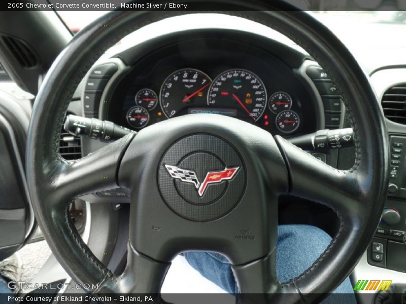 Machine Silver / Ebony 2005 Chevrolet Corvette Convertible