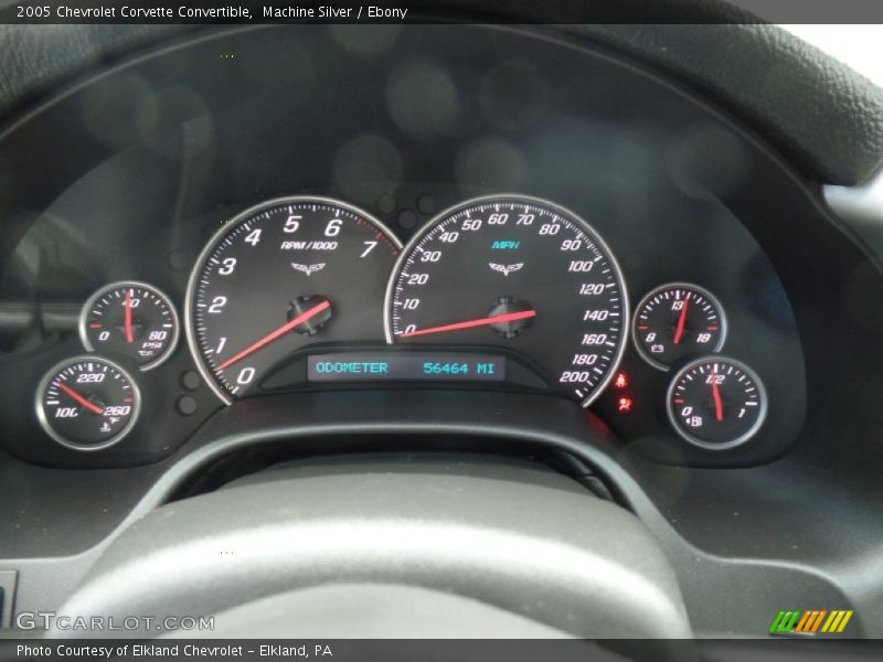 Machine Silver / Ebony 2005 Chevrolet Corvette Convertible