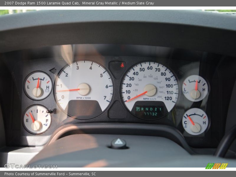 Mineral Gray Metallic / Medium Slate Gray 2007 Dodge Ram 1500 Laramie Quad Cab