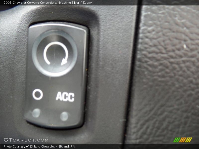 Machine Silver / Ebony 2005 Chevrolet Corvette Convertible