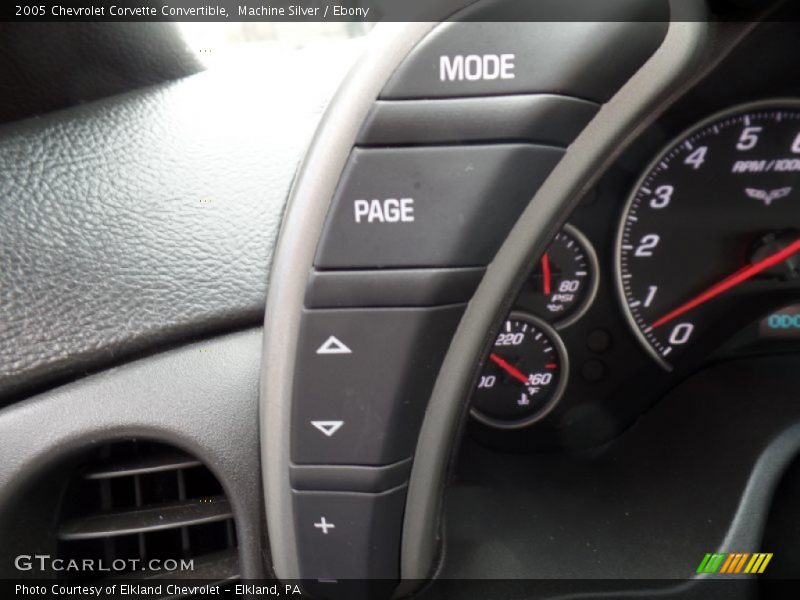 Machine Silver / Ebony 2005 Chevrolet Corvette Convertible