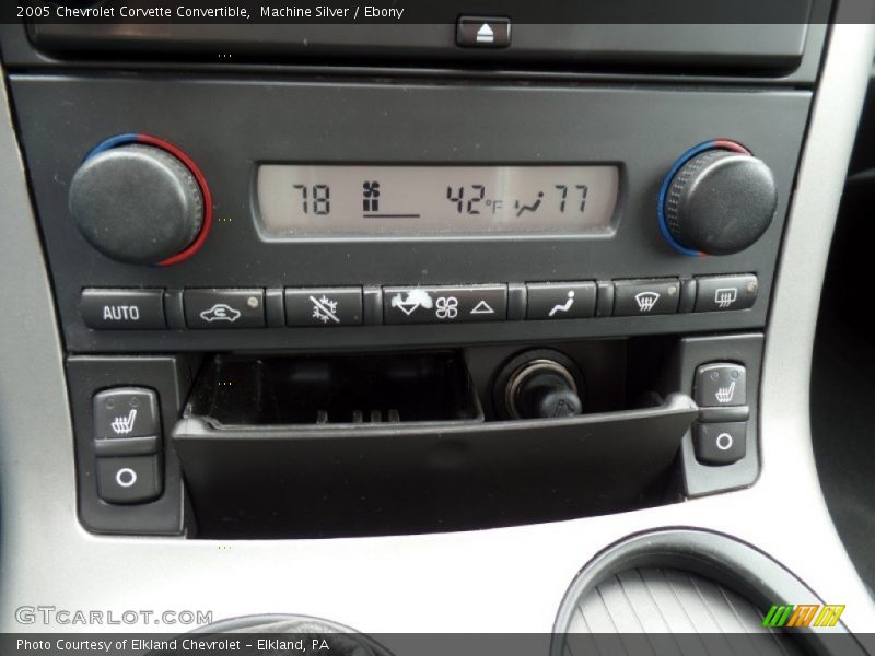 Machine Silver / Ebony 2005 Chevrolet Corvette Convertible