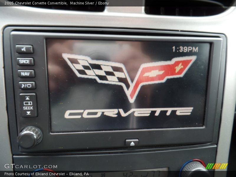 Machine Silver / Ebony 2005 Chevrolet Corvette Convertible