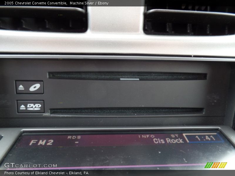 Machine Silver / Ebony 2005 Chevrolet Corvette Convertible