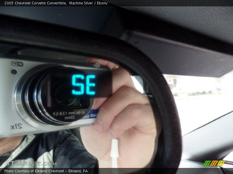 Machine Silver / Ebony 2005 Chevrolet Corvette Convertible