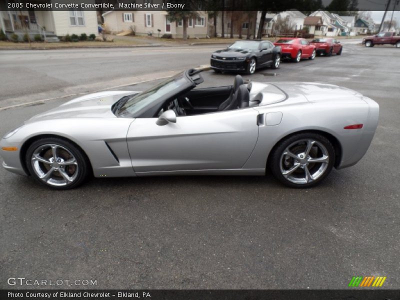 Machine Silver / Ebony 2005 Chevrolet Corvette Convertible
