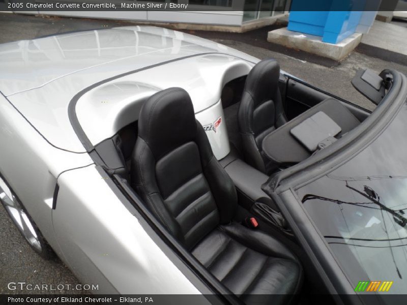 Machine Silver / Ebony 2005 Chevrolet Corvette Convertible