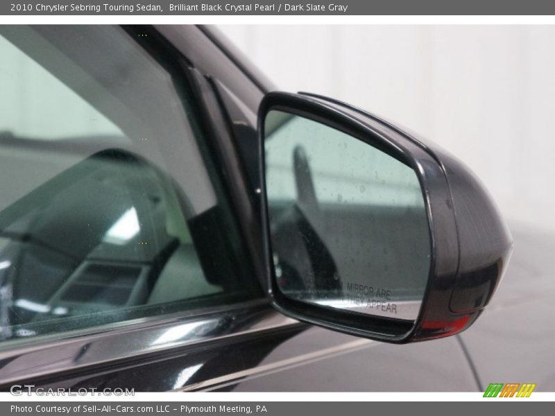 Brilliant Black Crystal Pearl / Dark Slate Gray 2010 Chrysler Sebring Touring Sedan