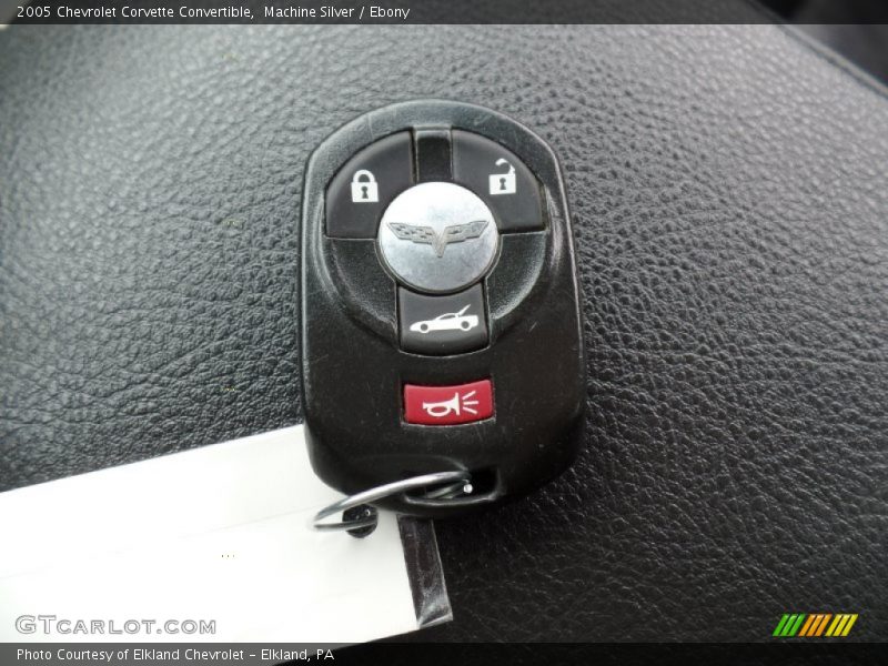 Machine Silver / Ebony 2005 Chevrolet Corvette Convertible