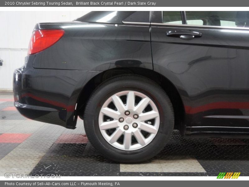 Brilliant Black Crystal Pearl / Dark Slate Gray 2010 Chrysler Sebring Touring Sedan