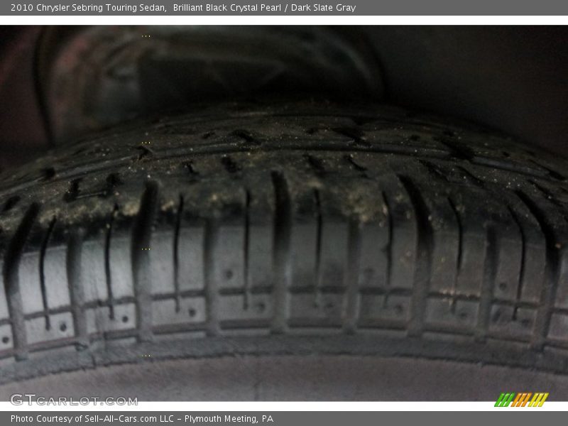 Brilliant Black Crystal Pearl / Dark Slate Gray 2010 Chrysler Sebring Touring Sedan