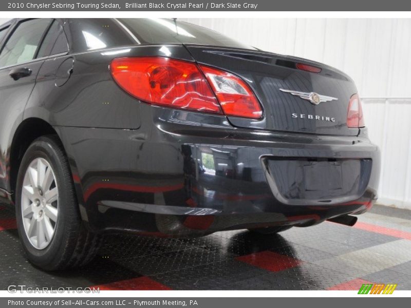 Brilliant Black Crystal Pearl / Dark Slate Gray 2010 Chrysler Sebring Touring Sedan