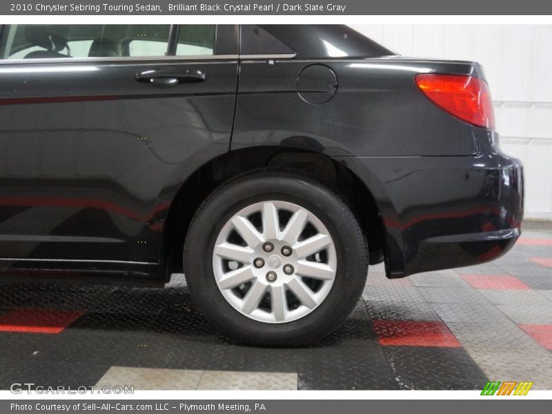 Brilliant Black Crystal Pearl / Dark Slate Gray 2010 Chrysler Sebring Touring Sedan