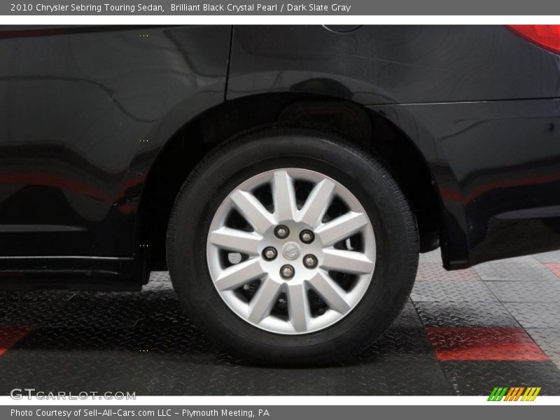 Brilliant Black Crystal Pearl / Dark Slate Gray 2010 Chrysler Sebring Touring Sedan