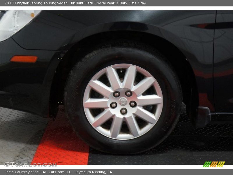 Brilliant Black Crystal Pearl / Dark Slate Gray 2010 Chrysler Sebring Touring Sedan