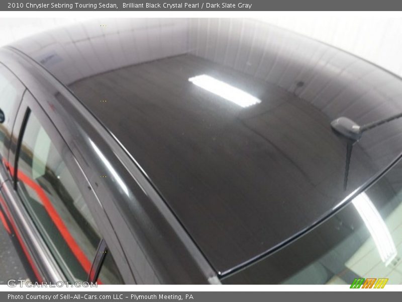 Brilliant Black Crystal Pearl / Dark Slate Gray 2010 Chrysler Sebring Touring Sedan