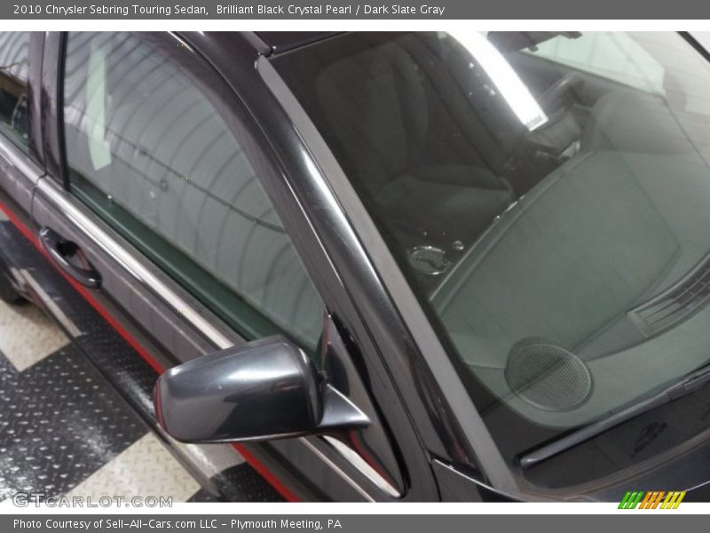 Brilliant Black Crystal Pearl / Dark Slate Gray 2010 Chrysler Sebring Touring Sedan