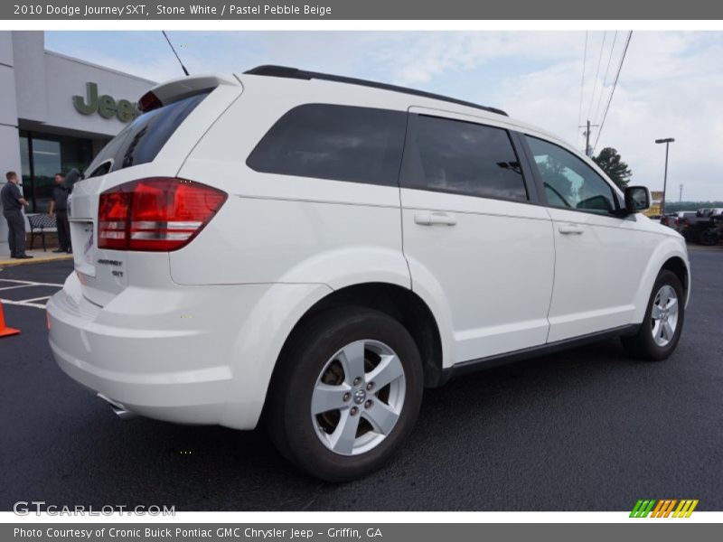 Stone White / Pastel Pebble Beige 2010 Dodge Journey SXT
