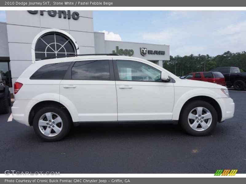 Stone White / Pastel Pebble Beige 2010 Dodge Journey SXT