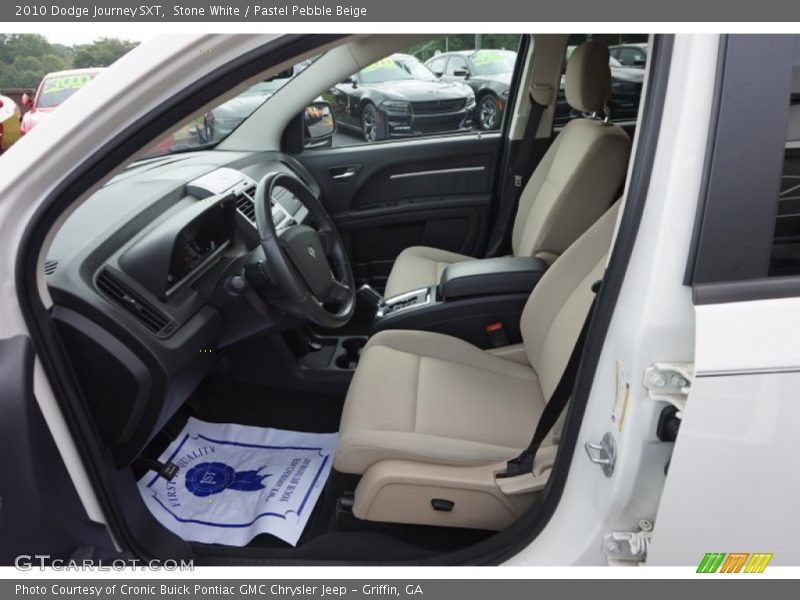 Stone White / Pastel Pebble Beige 2010 Dodge Journey SXT