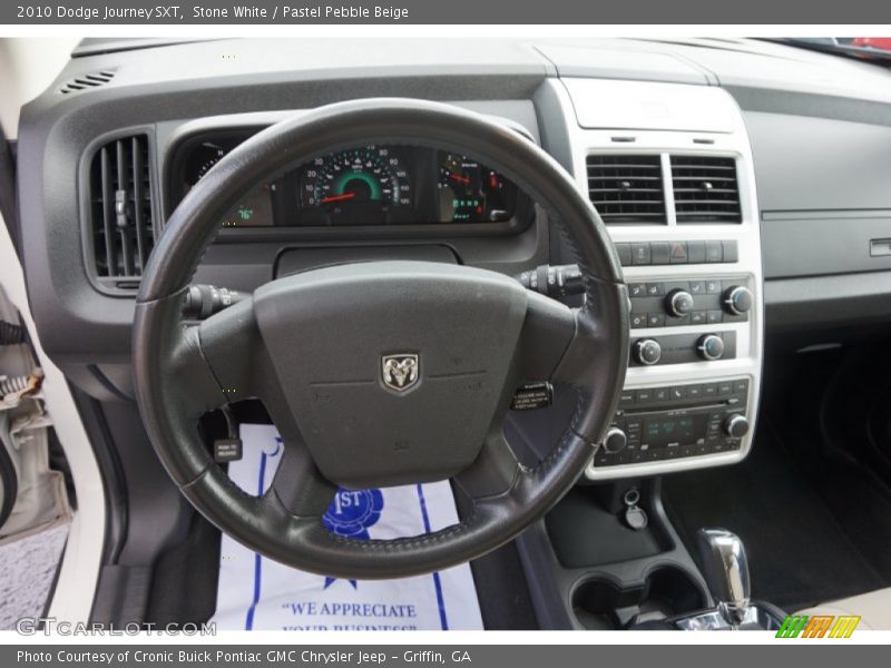 Stone White / Pastel Pebble Beige 2010 Dodge Journey SXT