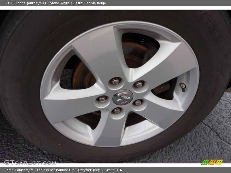 Stone White / Pastel Pebble Beige 2010 Dodge Journey SXT