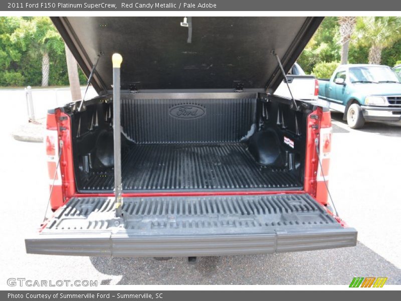 Red Candy Metallic / Pale Adobe 2011 Ford F150 Platinum SuperCrew