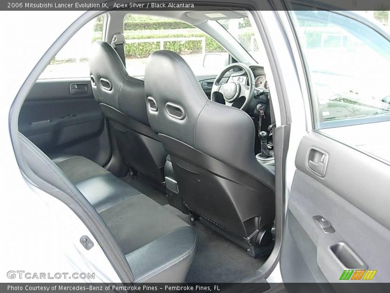 Apex Silver / Black Alcantara 2006 Mitsubishi Lancer Evolution IX