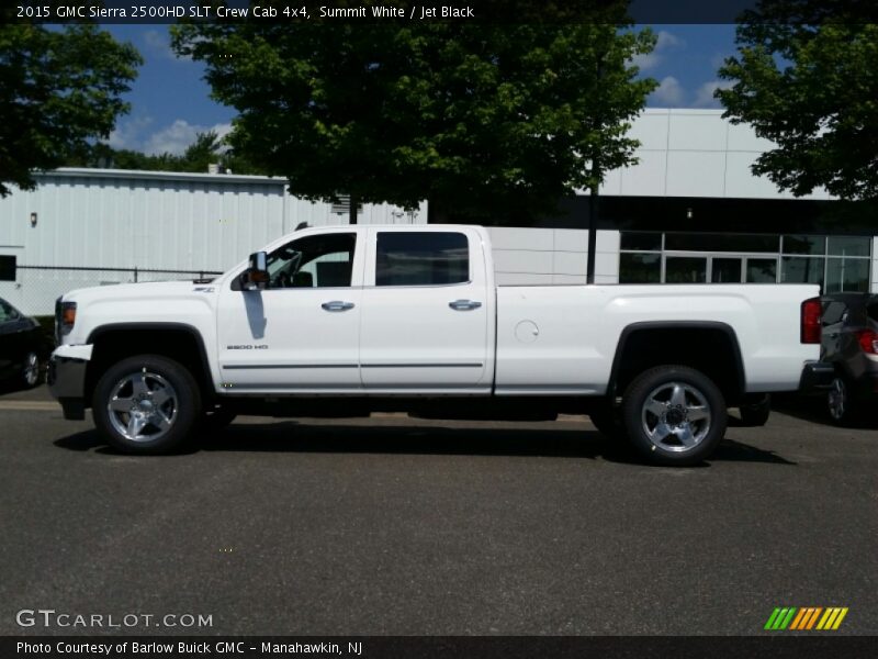 Summit White / Jet Black 2015 GMC Sierra 2500HD SLT Crew Cab 4x4