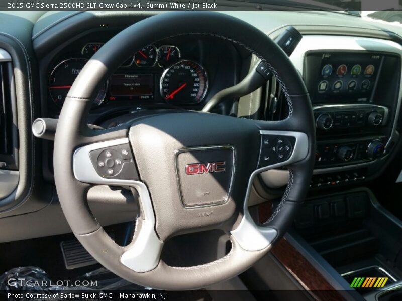 Summit White / Jet Black 2015 GMC Sierra 2500HD SLT Crew Cab 4x4