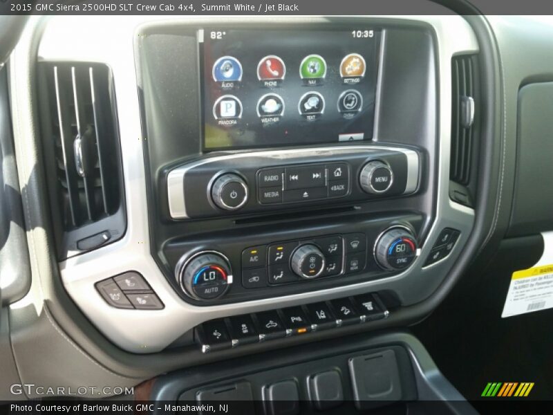 Summit White / Jet Black 2015 GMC Sierra 2500HD SLT Crew Cab 4x4