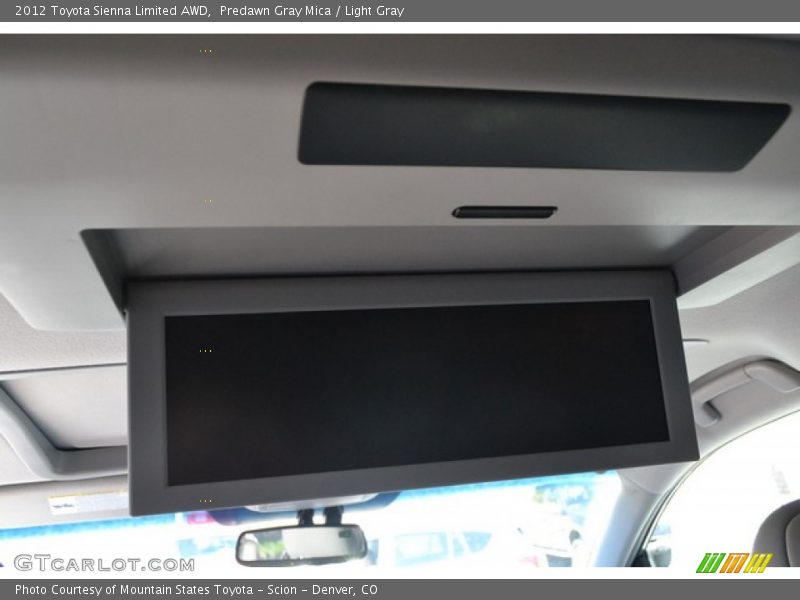 Predawn Gray Mica / Light Gray 2012 Toyota Sienna Limited AWD