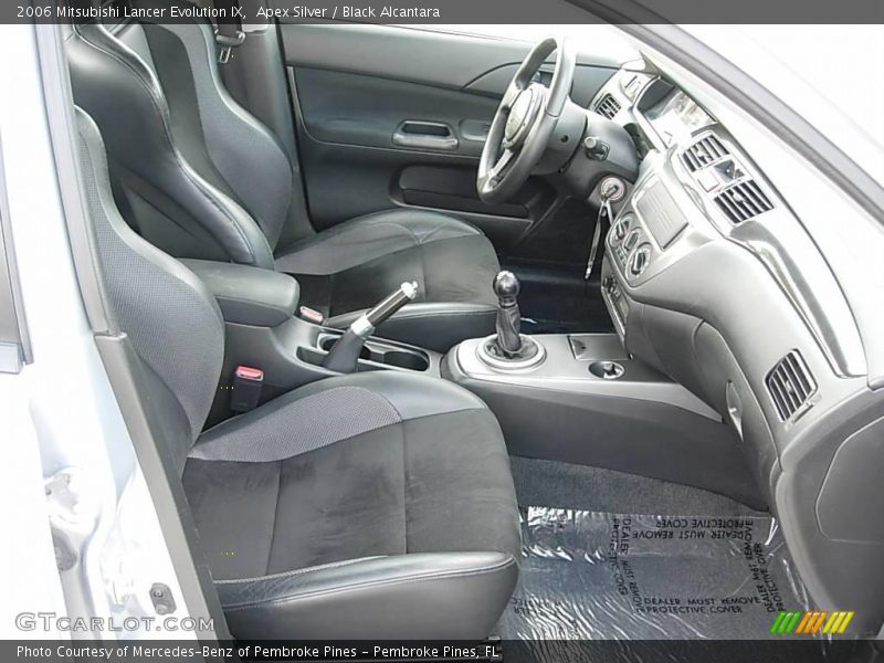 Apex Silver / Black Alcantara 2006 Mitsubishi Lancer Evolution IX