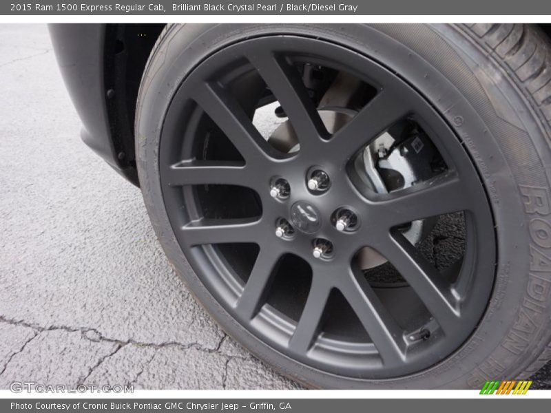 Brilliant Black Crystal Pearl / Black/Diesel Gray 2015 Ram 1500 Express Regular Cab