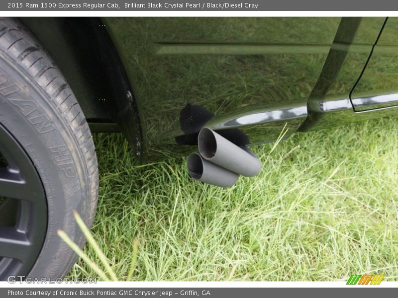 Brilliant Black Crystal Pearl / Black/Diesel Gray 2015 Ram 1500 Express Regular Cab