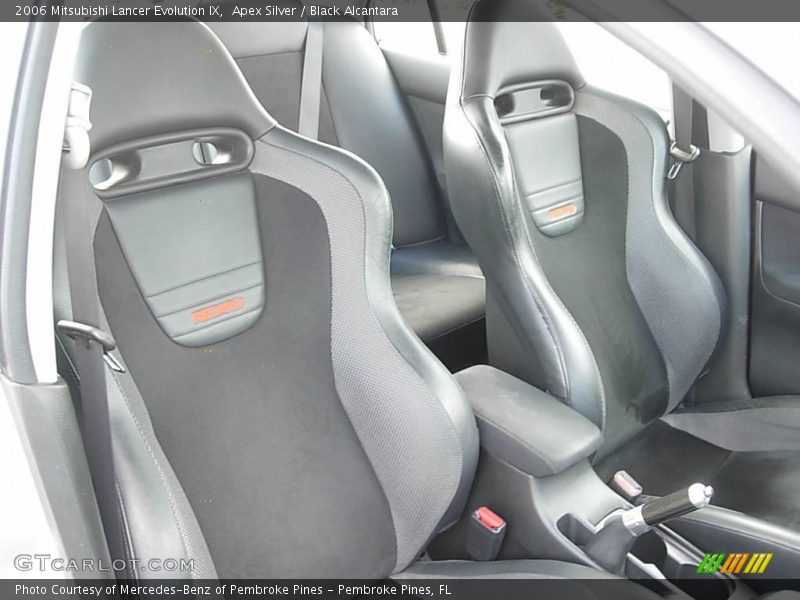 Apex Silver / Black Alcantara 2006 Mitsubishi Lancer Evolution IX